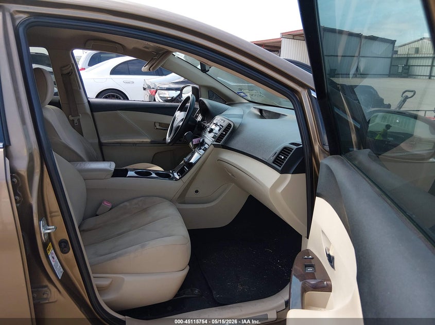 2009 Toyota Venza VIN 4T3ZE11A99U008662 IAAI salvage auction — LEFT FRONT, Original (Texas), sold $1,700 on 2026-07-09 (photo 5)