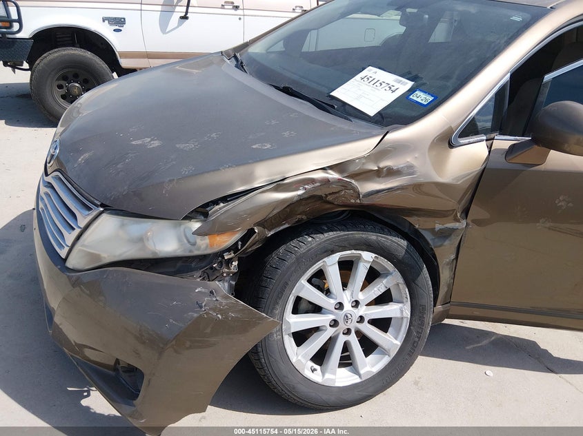 2009 Toyota Venza VIN 4T3ZE11A99U008662 IAAI salvage auction — LEFT FRONT, Original (Texas), sold $1,700 on 2026-07-09 (photo 6)