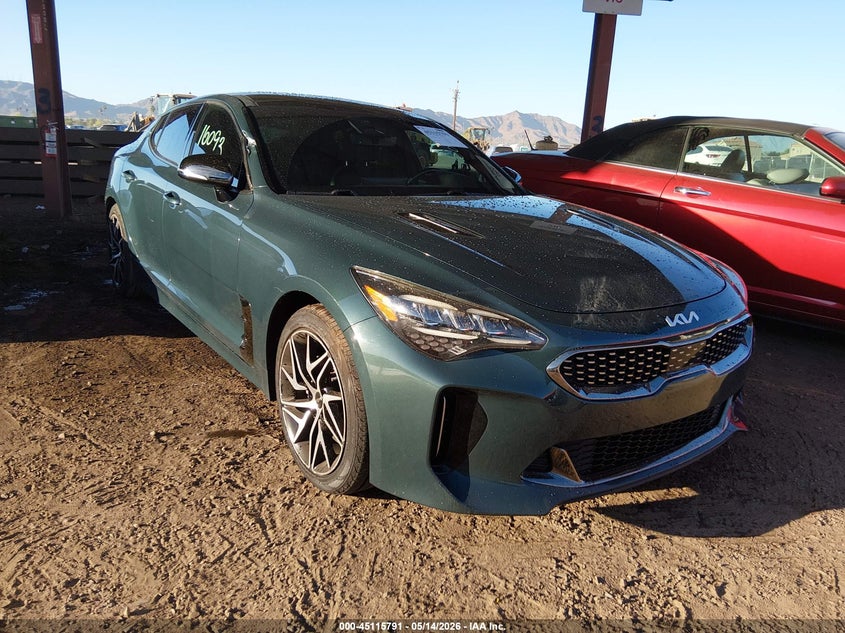 2022 Kia Stinger VIN KNAE35LD3N6115587 IAAI salvage auction — REAR END, Salvage (Arizona), sold $8,400 on 2026-07-21 (photo 1)