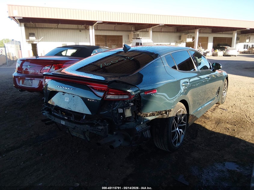 2022 Kia Stinger VIN KNAE35LD3N6115587 IAAI salvage auction — REAR END, Salvage (Arizona), sold $8,400 on 2026-07-21 (photo 4)