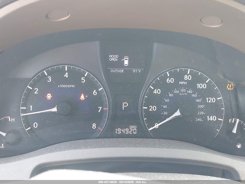 2010 Lexus Rx VIN JTJZK1BA3A2408363 IAAI salvage auction — FRONT END, Original (Texas), sold $2,600 on 2026-07-23 (photo 7)