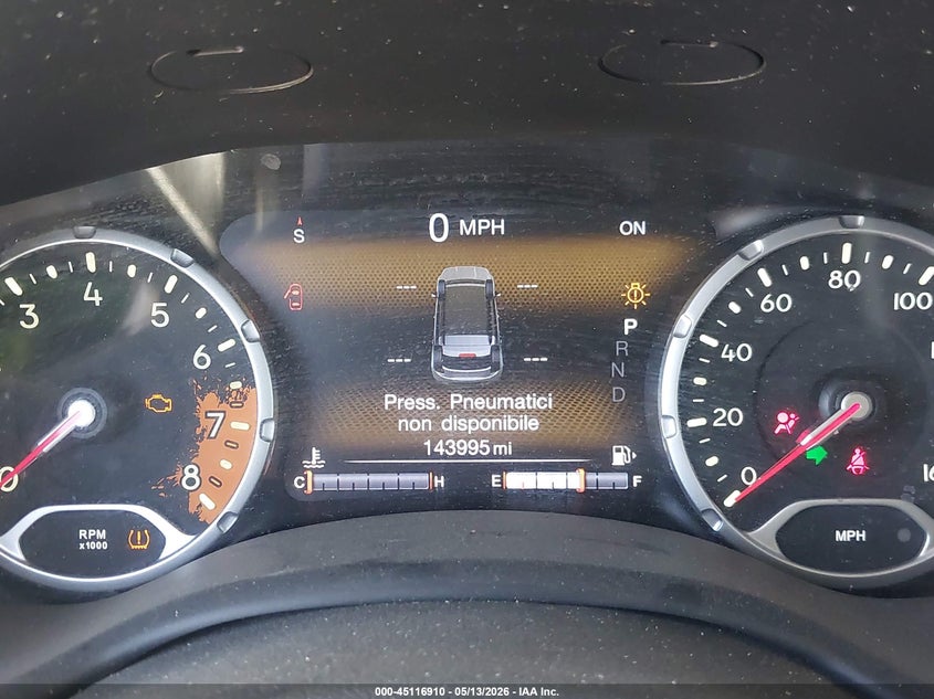 2017 Jeep Renegade VIN ZACCJBCB5HPE85356 IAAI salvage auction — FRONT & REAR, Salvage (California), sold $900 on 2026-07-08 (photo 7)