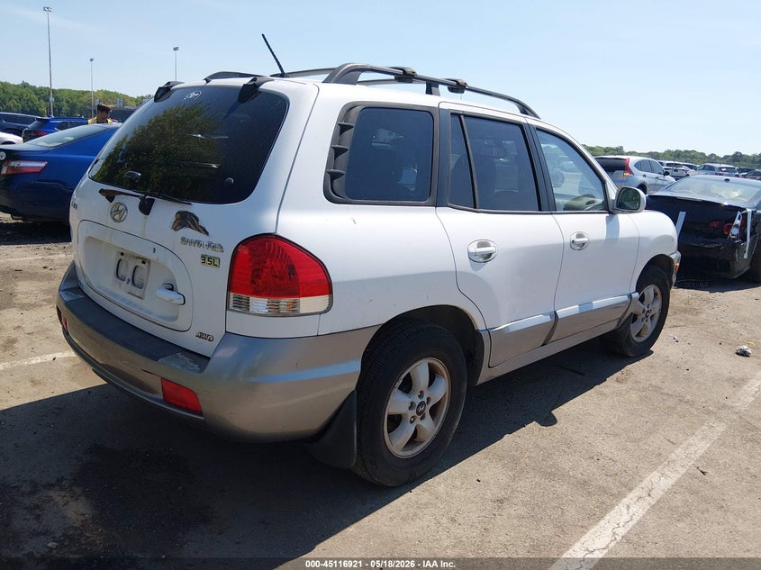 2006 Hyundai Santa fe VIN KM8SC73E56U069635 IAAI salvage auction — NORMAL WEAR, Salvage (Texas), sold $425 on 2026-07-27 (photo 4)