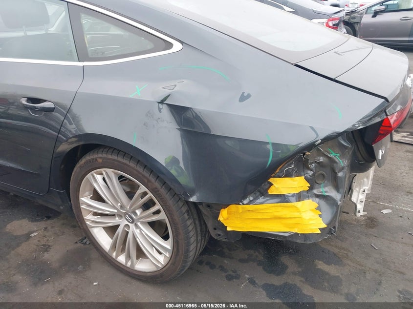 2019 Audi A7 VIN WAUS2AF24KN117729 IAAI salvage auction — REAR END, Salvage Title, sold $18,350 on 2026-08-28 (photo 6)