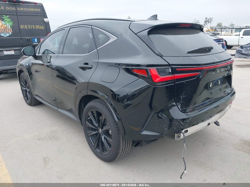 2022 Lexus Nx VIN JTJKGCEZ8N2004903 IAAI salvage auction — REAR END, Salvage (Utah), sold $21,600 on 2026-07-29 (photo 3)