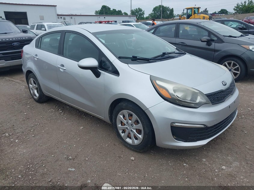 2016 Kia Rio VIN KNADM4A35G6586334 IAAI salvage auction — NORMAL WEAR, Clear (Missouri), sold $350 on 2026-07-27 (photo 1)