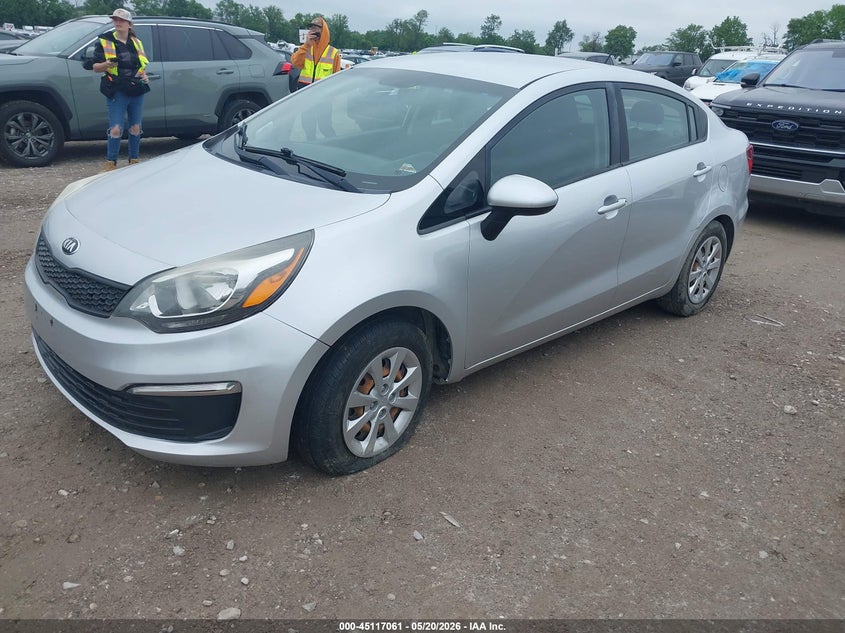 2016 Kia Rio VIN KNADM4A35G6586334 IAAI salvage auction — NORMAL WEAR, Clear (Missouri), sold $350 on 2026-07-27 (photo 2)