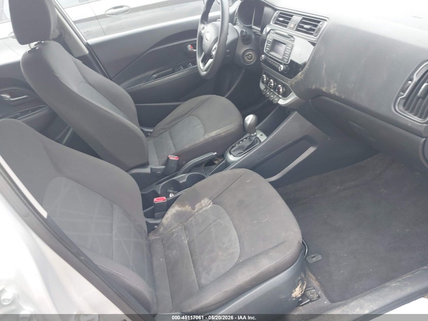 2016 Kia Rio VIN KNADM4A35G6586334 IAAI salvage auction — NORMAL WEAR, Clear (Missouri), sold $350 on 2026-07-27 (photo 5)