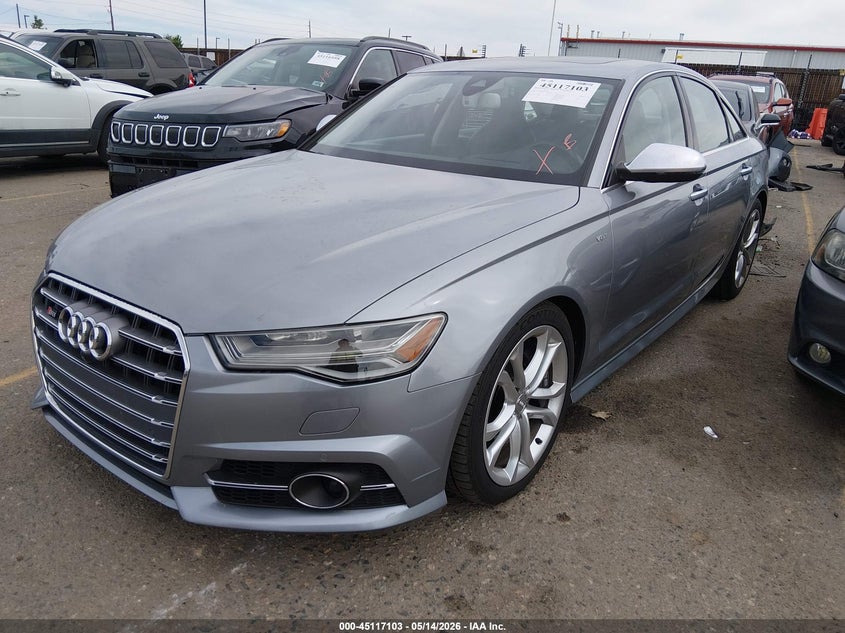 2016 Audi S6 VIN WAUH2AFC6GN052800 IAAI salvage auction — REAR END, Salvage Title, sold $11,600 on 2026-08-28 (photo 2)