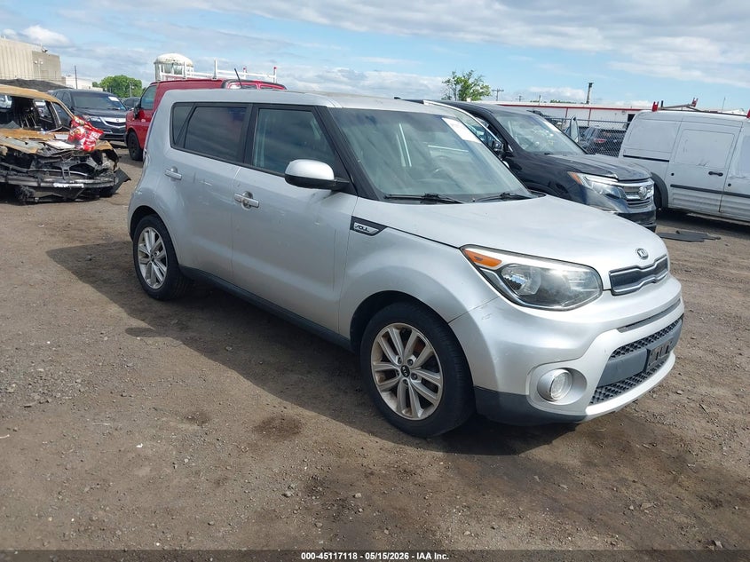 2018 Kia Soul VIN KNDJP3A54J7510341 IAAI salvage auction — NORMAL WEAR, Clear (New Jersey), sold $1,000 on 2026-07-13 (photo 1)