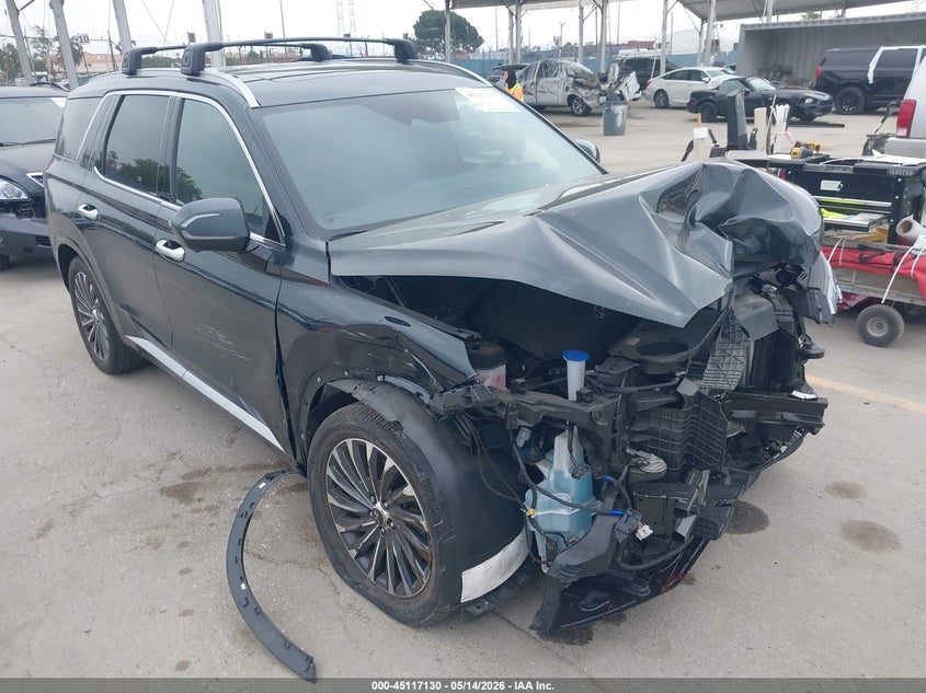 2024 Hyundai Palisade VIN KM8R7DGE0RU701098 IAAI salvage auction — FRONT END, Salvage (California), sold $6,400 on 2026-07-22 (photo 1)