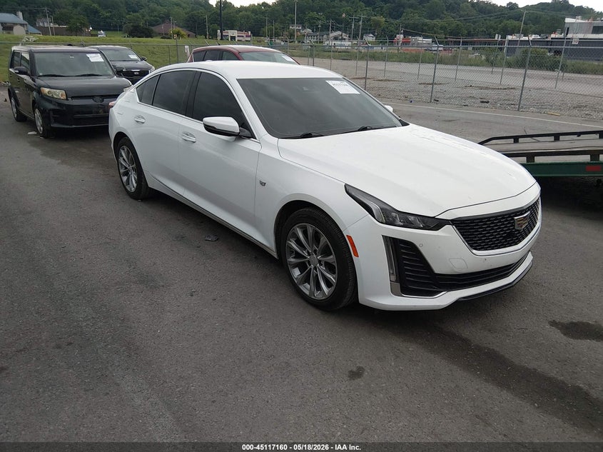 2023 Cadillac Ct5 VIN 1G6DN5RKXP0127825 IAAI salvage auction — HAIL, Salvage (Missouri), sold $7,950 on 2026-07-14 (photo 1)