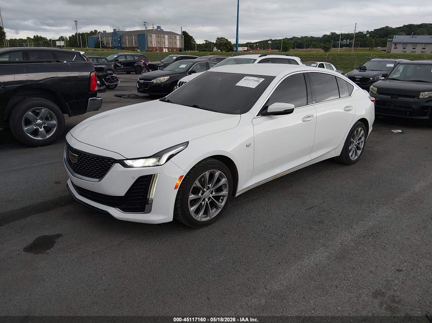 2023 Cadillac Ct5 VIN 1G6DN5RKXP0127825 IAAI salvage auction — HAIL, Salvage (Missouri), sold $7,950 on 2026-07-14 (photo 2)
