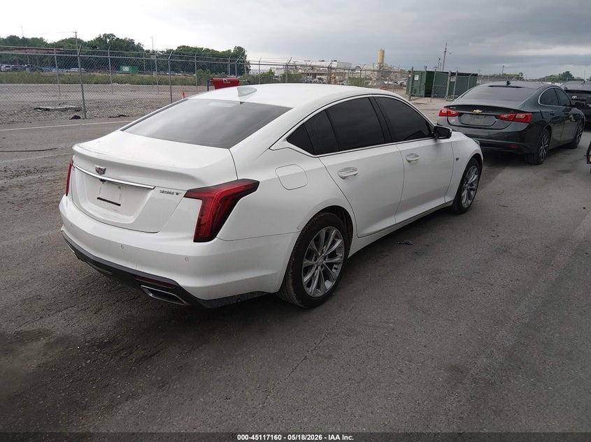 2023 Cadillac Ct5 VIN 1G6DN5RKXP0127825 IAAI salvage auction — HAIL, Salvage (Missouri), sold $7,950 on 2026-07-14 (photo 4)