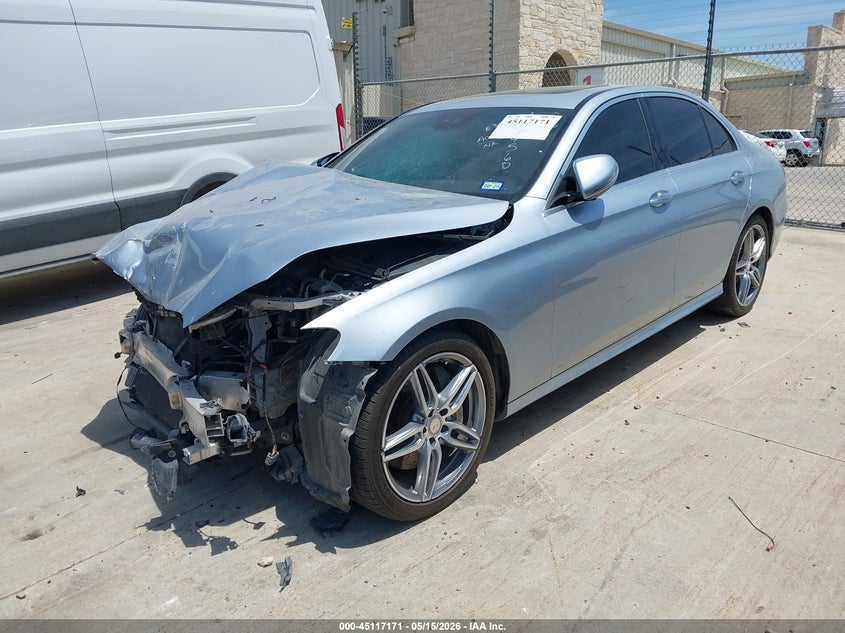 2017 Mercedes-benz E-klasse VIN WDDZF4JB9HA194083 IAAI salvage auction — FRONT END, Salvage (Texas), sold $2,650 on 2026-07-29 (photo 2)