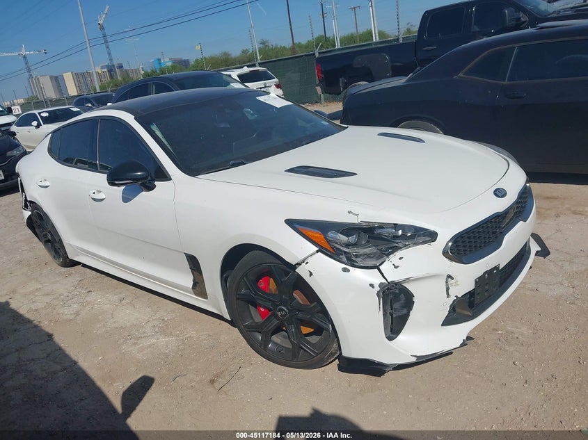 2020 Kia Stinger VIN KNAE55LC5L6075415 IAAI salvage auction — RIGHT SIDE, Salvage (Texas), sold $6,000 on 2026-07-29 (photo 1)