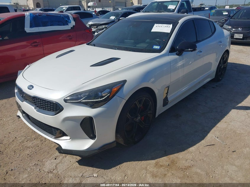 2020 Kia Stinger VIN KNAE55LC5L6075415 IAAI salvage auction — RIGHT SIDE, Salvage (Texas), sold $6,000 on 2026-07-29 (photo 2)