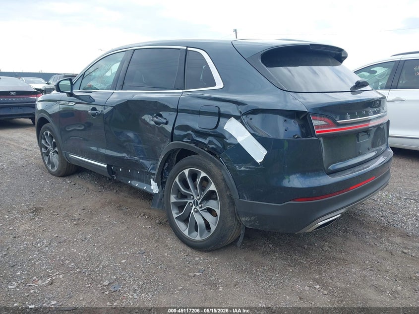 2023 Lincoln Nautilus VIN 2LMPJ8K9XPBL03995 IAAI salvage auction — REAR END, Salvage (Michigan), sold $25 on 2026-07-30 (photo 3)