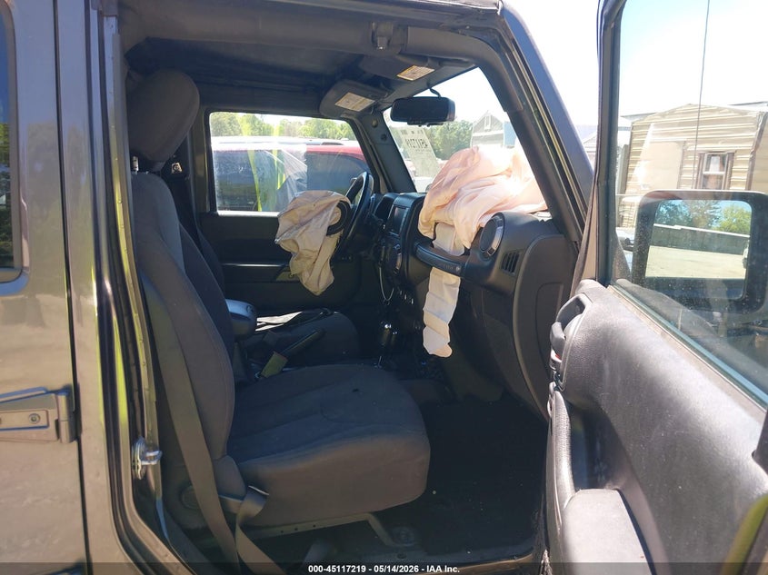 2017 Jeep Wrangler / VIN 1C4BJWDG4HL748289 IAAI salvage auction — FRONT END, Salvage (Georgia), sold $3,050 on 2026-07-09 (photo 5)