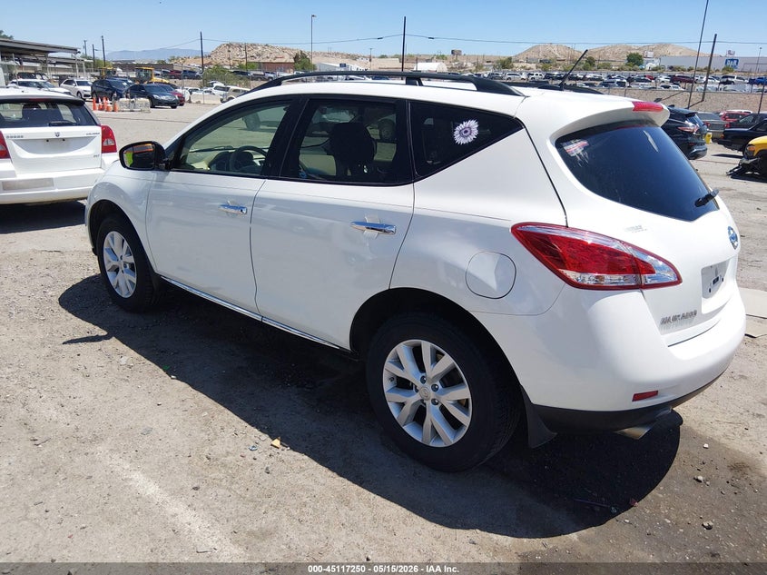 2014 Nissan Murano VIN JN8AZ1MU1EW418279 IAAI salvage auction — RIGHT FRONT, Salvage (New Mexico), sold $650 on 2026-07-29 (photo 3)