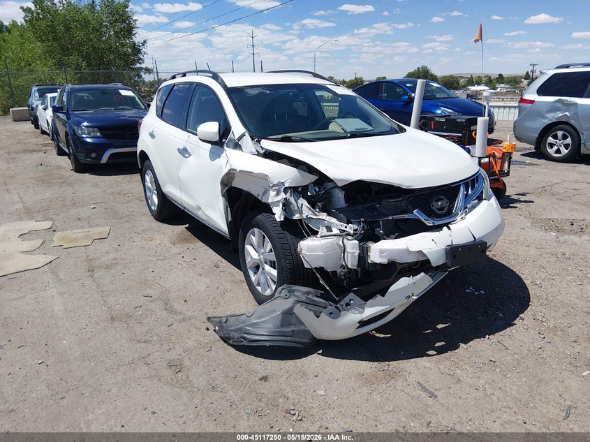 2014 Nissan Murano VIN JN8AZ1MU1EW418279 IAAI salvage auction — RIGHT FRONT, Salvage (New Mexico), sold $650 on 2026-07-29 (photo 6)