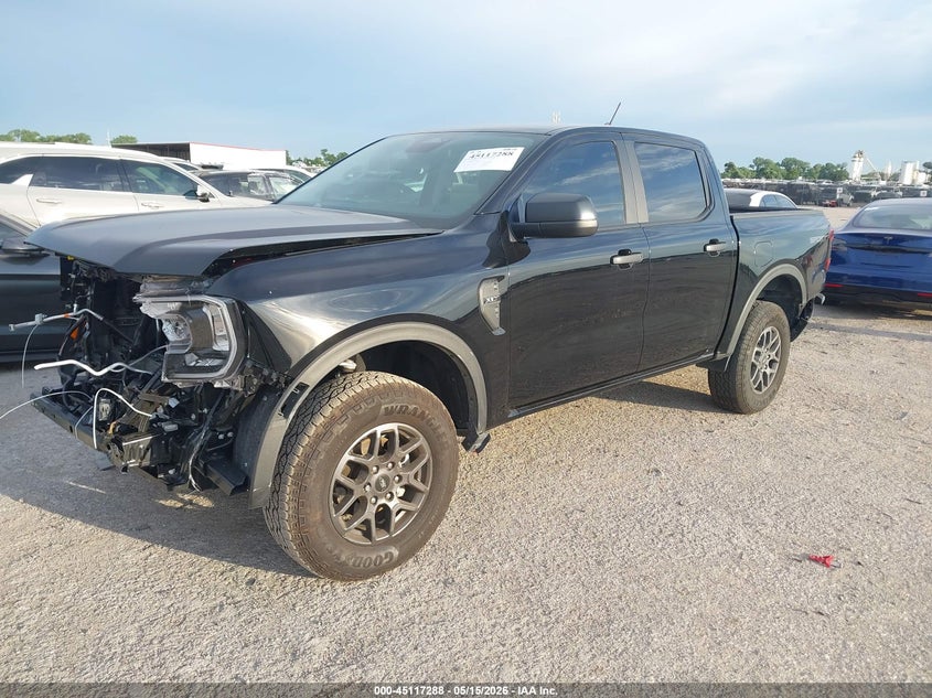 2025 Ford Ranger VIN 1FTER4GH1SLE24786 IAAI salvage auction — FRONT & REAR, Original (Texas), sold $8,300 on 2026-07-28 (photo 2)