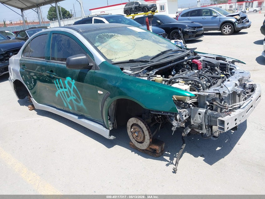 2008 Mitsubishi Lancer evolution VIN JA3AW86VX8U048791 IAAI salvage auction — THEFT, Non-Repairable (California), sold $1,150 on 2026-07-29 (photo 1)