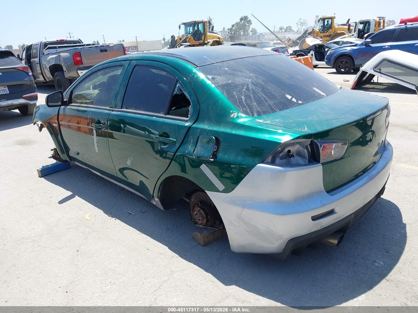 2008 Mitsubishi Lancer evolution VIN JA3AW86VX8U048791 IAAI salvage auction — THEFT, Non-Repairable (California), sold $1,150 on 2026-07-29 (photo 3)