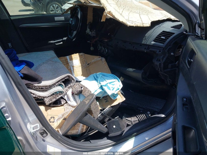 2008 Mitsubishi Lancer evolution VIN JA3AW86VX8U048791 IAAI salvage auction — THEFT, Non-Repairable (California), sold $1,150 on 2026-07-29 (photo 5)
