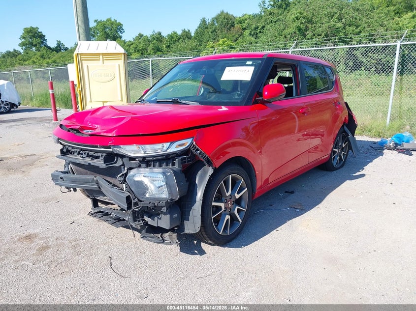 2020 Kia Soul VIN KNDJ63AU0L7700635 IAAI salvage auction — FRONT & REAR, Salvage (Louisiana), sold $500 on 2026-07-21 (photo 2)