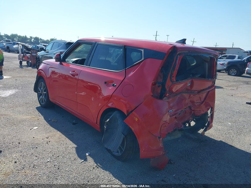 2020 Kia Soul VIN KNDJ63AU0L7700635 IAAI salvage auction — FRONT & REAR, Salvage (Louisiana), sold $500 on 2026-07-21 (photo 3)