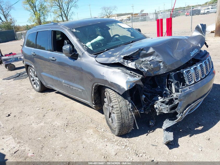 2018 Jeep Grand cherokee VIN 1C4RJFCG1JC274212 IAAI salvage auction — FRONT END, Clear (Indiana), sold $2,550 on 2026-07-24 (photo 1)