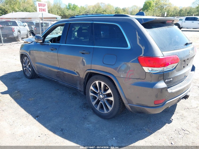 2018 Jeep Grand cherokee VIN 1C4RJFCG1JC274212 IAAI salvage auction — FRONT END, Clear (Indiana), sold $2,550 on 2026-07-24 (photo 3)