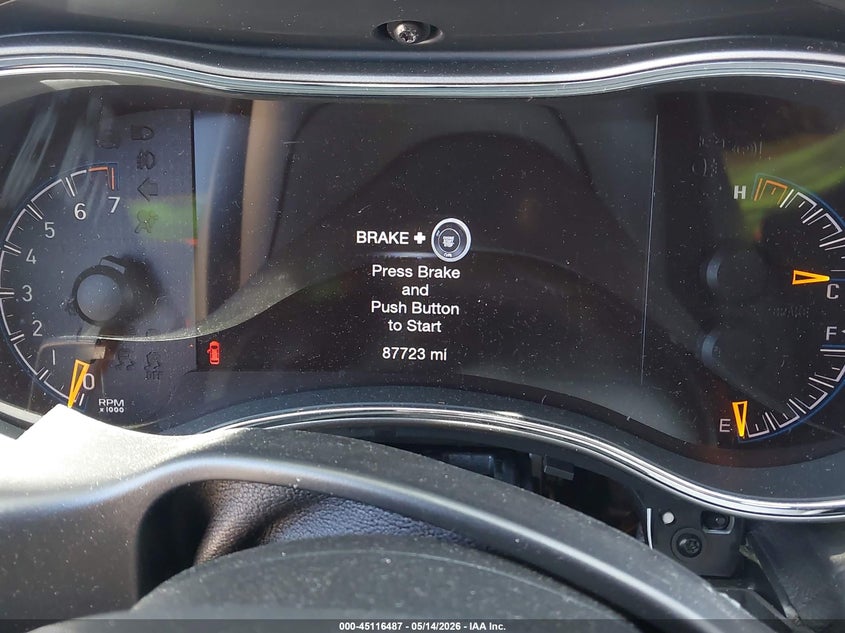 2018 Jeep Grand cherokee VIN 1C4RJFCG1JC274212 IAAI salvage auction — FRONT END, Clear (Indiana), sold $2,550 on 2026-07-24 (photo 7)