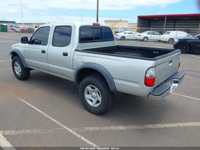 2003 Toyota Tacoma VIN 5TEGN92N73Z206370 IAAI salvage auction — FRONT & REAR, Clear (Hawaii), sold $11,050 on 2026-07-07 (photo 3)