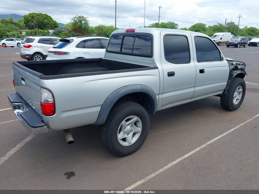 2003 Toyota Tacoma VIN 5TEGN92N73Z206370 IAAI salvage auction — FRONT & REAR, Clear (Hawaii), sold $11,050 on 2026-07-07 (photo 4)