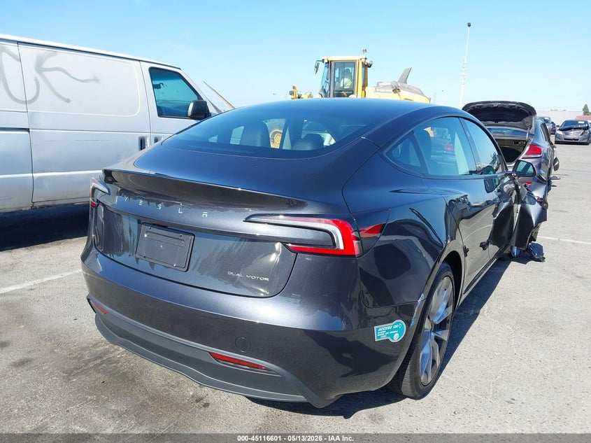 2024 Tesla Model 3 VIN 5YJ3E1EB8RF728999 IAAI salvage auction — FRONT END, Salvage (California), sold $13,650 on 2026-07-09 (photo 4)