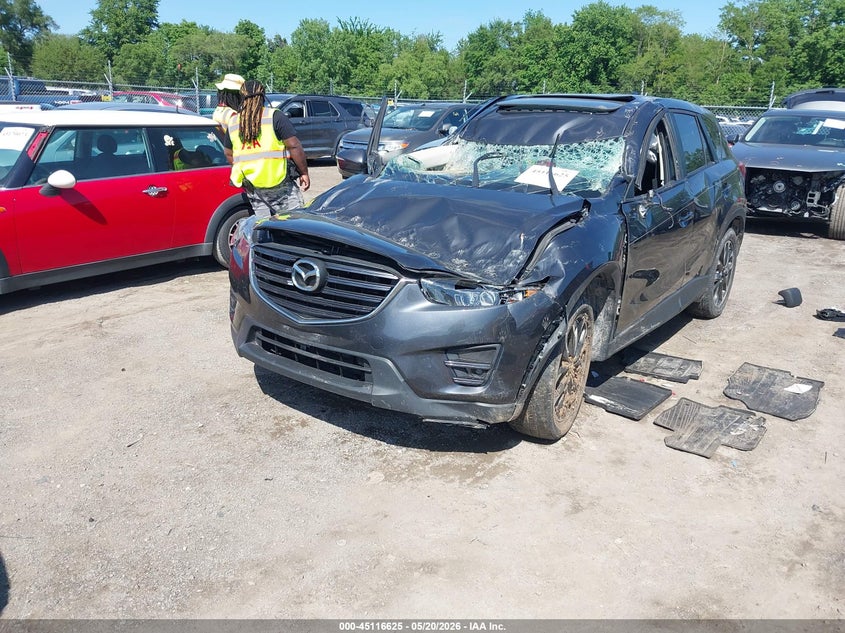 2016 Mazda Cx-5 VIN JM3KE4DY1G0639460 IAAI salvage auction — ROLLOVER, Salvage (Illinois), sold $1,125 on 2026-07-27 (photo 2)