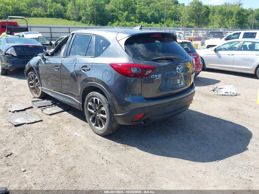 2016 Mazda Cx-5 VIN JM3KE4DY1G0639460 IAAI salvage auction — ROLLOVER, Salvage (Illinois), sold $1,125 on 2026-07-27 (photo 3)