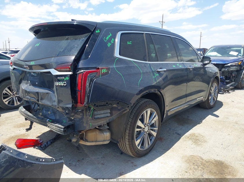 2024 Cadillac Xt6 VIN 1GYKPCRS5RZ745372 IAAI salvage auction — REAR END, Salvage (New Mexico), sold $12,700 on 2026-07-21 (photo 4)