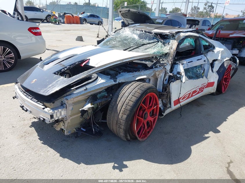 2025 Porsche 911 VIN WP0AF2A96SS278033 IAAI salvage auction — LEFT SIDE, Salvage (California), sold $36,250 on 2026-07-15 (photo 2)