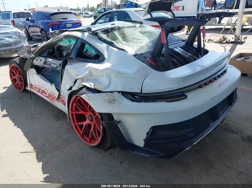 2025 Porsche 911 VIN WP0AF2A96SS278033 IAAI salvage auction — LEFT SIDE, Salvage (California), sold $36,250 on 2026-07-15 (photo 3)