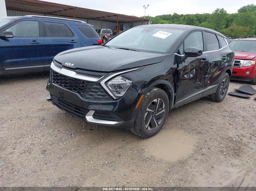 2025 Kia Sportage VIN KNDPUCDG0S7256726 IAAI salvage auction — LEFT SIDE, Salvage (Ohio), sold $11,600 on 2026-07-29 (photo 2)