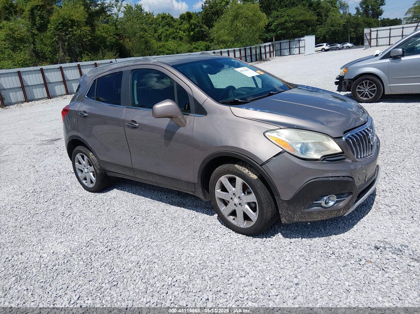 2013 Buick Encore VIN KL4CJBSB0DB184977 IAAI salvage auction — FRONT END, Salvage (Alabama), sold $400 on 2026-07-09 (photo 1)