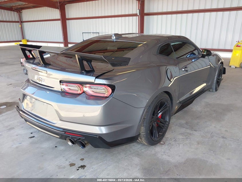 2021 Chevrolet Camaro VIN 1G1FJ1R60M0139905 IAAI salvage auction — FRONT & REAR, Salvage (California), sold $26,350 on 2026-07-30 (photo 4)