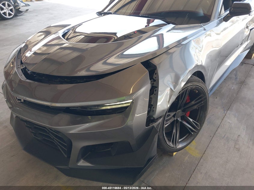 2021 Chevrolet Camaro VIN 1G1FJ1R60M0139905 IAAI salvage auction — FRONT & REAR, Salvage (California), sold $26,350 on 2026-07-30 (photo 6)