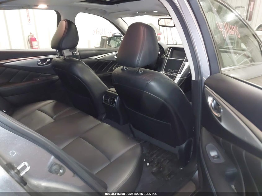 2019 Infiniti Q50 VIN JN1EV7AR5KM591597 IAAI salvage auction — FRONT END, Mv-907A (New York), sold $3,075 on 2026-07-07 (photo 8)
