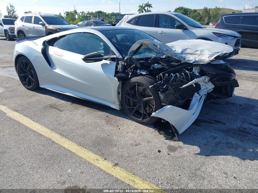 2017 Acura Nsx VIN 19UNC1B03HY000444 IAAI salvage auction — RIGHT FRONT, Rebuildable (Florida), sold $10,200 on 2026-07-23 (photo 1)