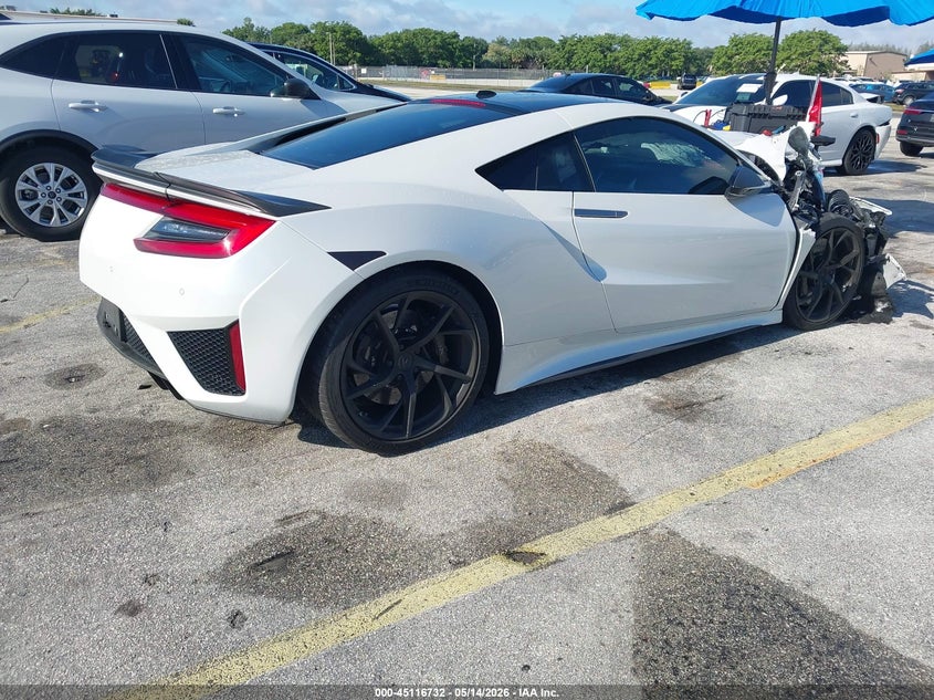 2017 Acura Nsx VIN 19UNC1B03HY000444 IAAI salvage auction — RIGHT FRONT, Rebuildable (Florida), sold $10,200 on 2026-07-23 (photo 4)