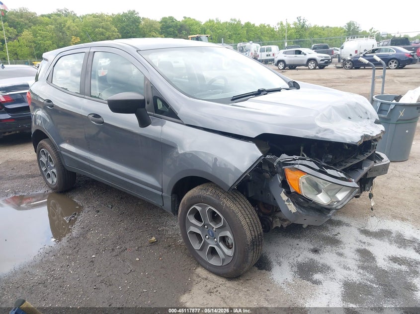 2021 Ford Ecosport VIN MAJ6S3FL4MC396113 IAAI salvage auction — FRONT END, Salvage - Greater Than 75% (Maryland), sold $1,300 on 2026-07-21 (photo 1)